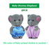 Cute rabbit doll from AliExpress, part of 1/12 micro dollhouse collection featuring reindeer, sheep, elephant, and squirrel figures.