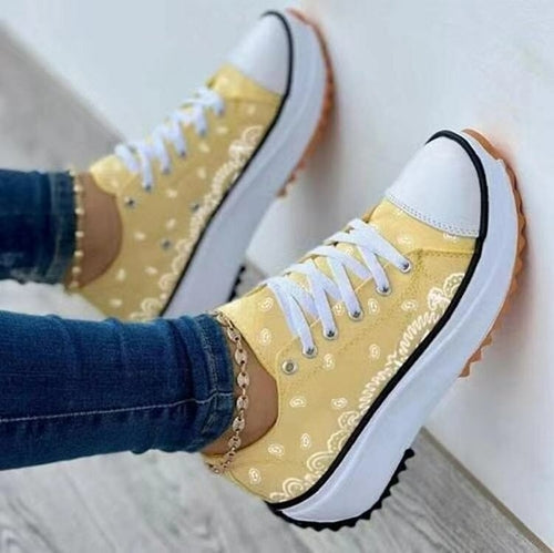 Red Iphigenia Fashion Pattern Canvas Women Sneakers, casual sport shoes with colorful design and comfortable activewear style.