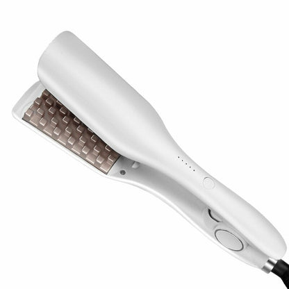 Maroon Asteria 3D Grid Corn Perm Fluffy Ceramics Hair Curler Wave for professional hair styling and curling.