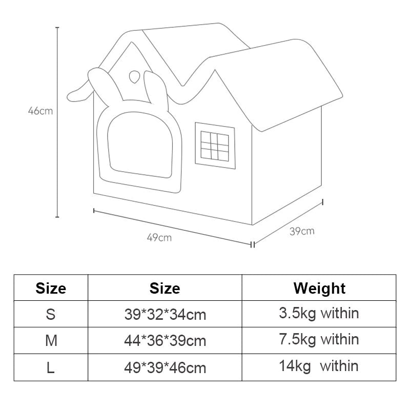 Yellow Pandora removable roof plush pet house with soft interior and cozy design for small pets.