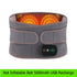 Maroon Asteria heat therapy lumbar brace support with built-in massager and adjustable waist belt for back pain relief.
