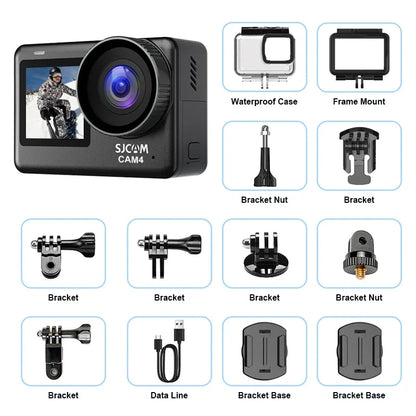 4K Action Camera with Active HDR, 5G Wi-Fi &amp; 30M Housing