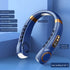 Yellow Pandora LED wearable fan with built-in lighting, a compact tech accessory for personal cooling and illumination.