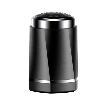 Maroon Asteria Mini Men’s Electric Shaver with safety razor design for face and beard grooming, rechargeable haircare device.