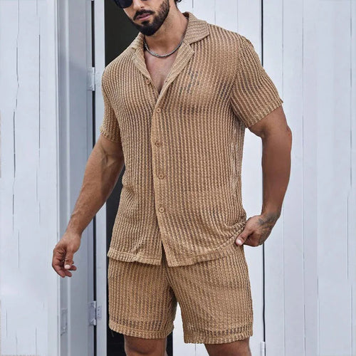 Light blue see-through men&