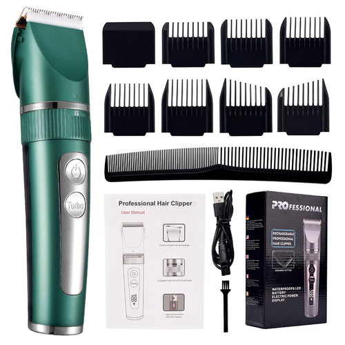Maroon Asteria professional rechargeable electric hair clipper for men with precision blades and ergonomic design.