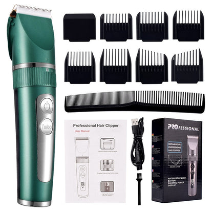 Maroon Asteria professional rechargeable electric hair clipper for men with precision blades and ergonomic design.