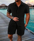 Raspberry Eurybia Irie Men beach shorts set, stylish swimwear with vibrant patterns, suitable for summer beach activities.
