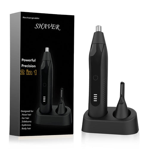 Maroon Asteria electric nose hair trimmer for men, part of a multi-functional men&
