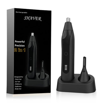 Maroon Asteria electric nose hair trimmer for men, part of a multi-functional men&