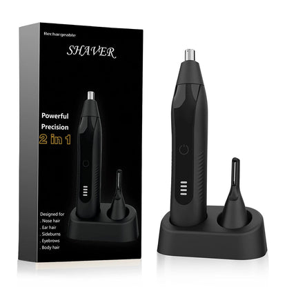 Maroon Asteria electric nose hair trimmer for men, part of a multi-functional men&