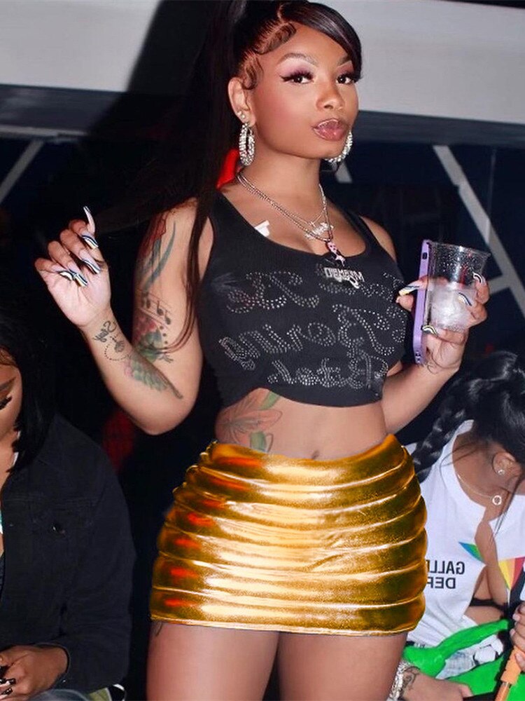 Shiny gold women&