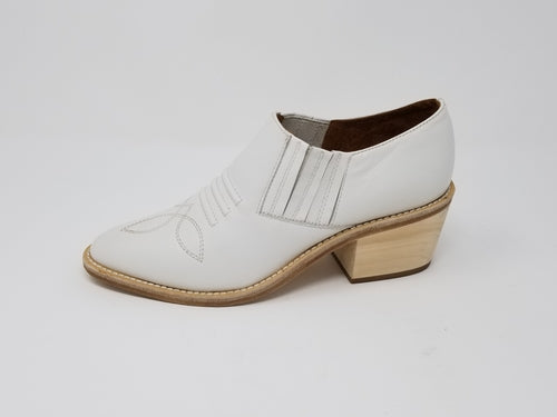 White Santa Ana footwear by Azure Ophion, stylish and comfortable shoe with sleek design and premium materials.