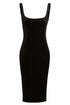 Black polka dot dress by Blush Athena featuring a stylish, feminine design perfect for casual or dressy occasions.