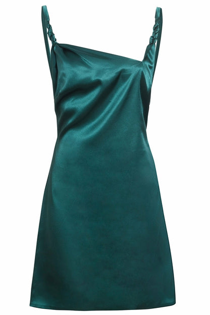 Emerald green mini dress by Blush Athena featuring a stylish, fitted design perfect for casual or evening wear.