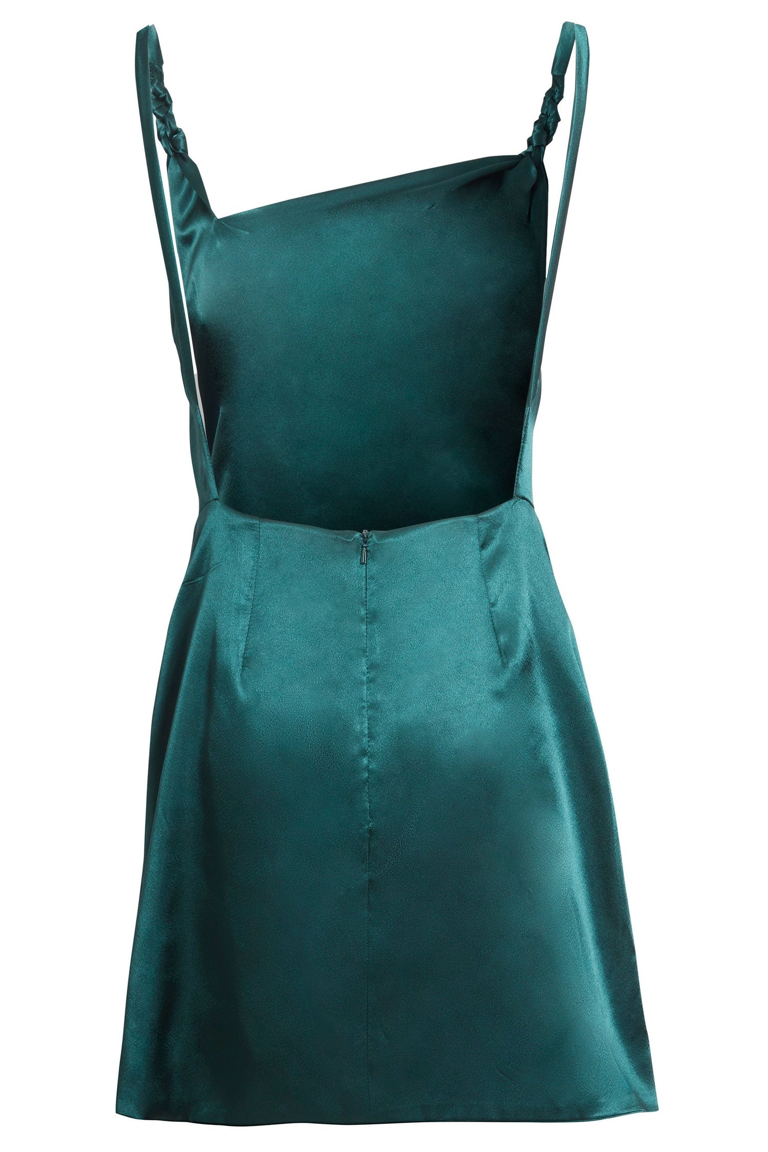 Emerald green mini dress by Blush Athena, showcasing a stylish sleeveless design with a fitted silhouette and elegant neckline.