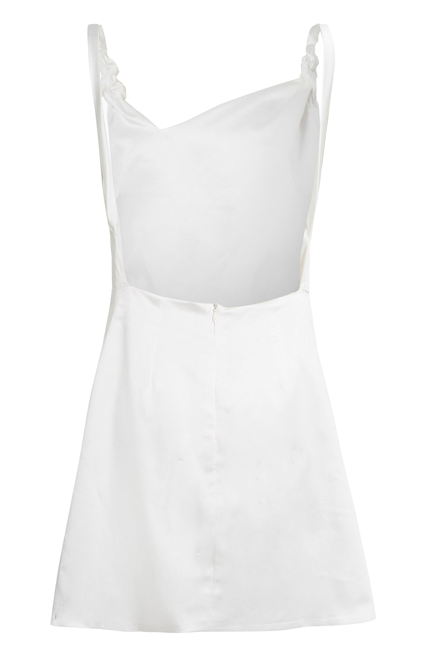 Blush Athena A-Line mini slip dress in lightweight fabric, featuring a classic silhouette and adjustable straps.