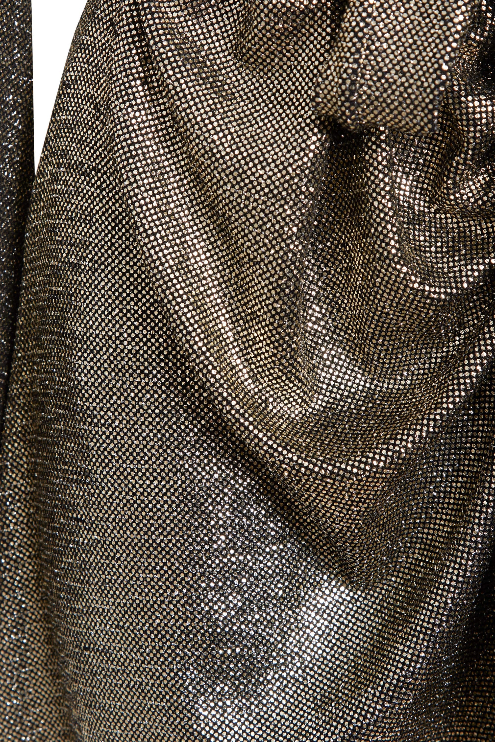 Blush Athena long sleeve sequin wrap dress with elegant design and shimmering details, perfect for special occasions.