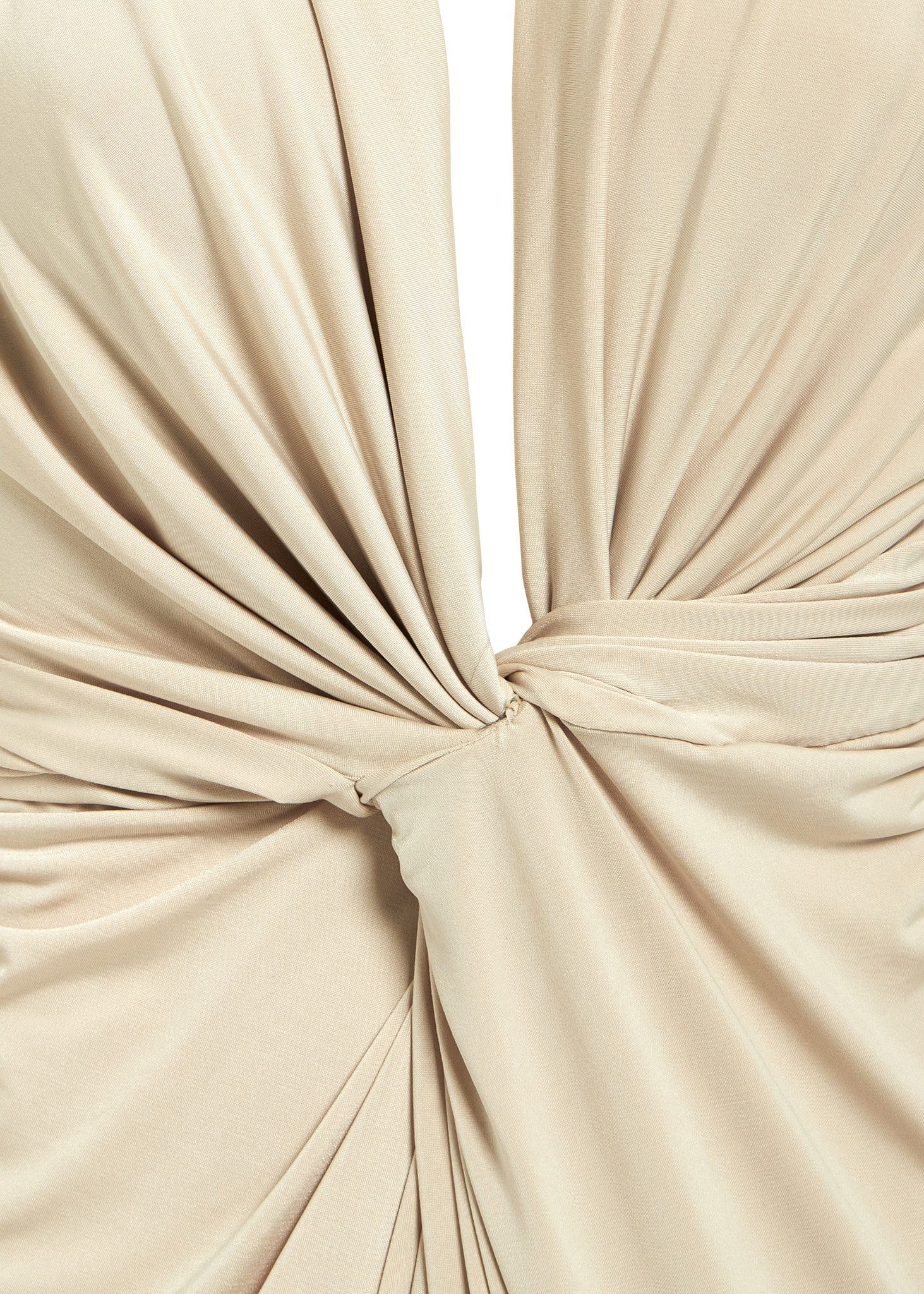 Low cut midi dress by Blush Athena featuring a fitted silhouette and elegant design, shown in a stylish image.
