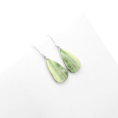 Natural Serpentine Earrings E-1001 SDE62516