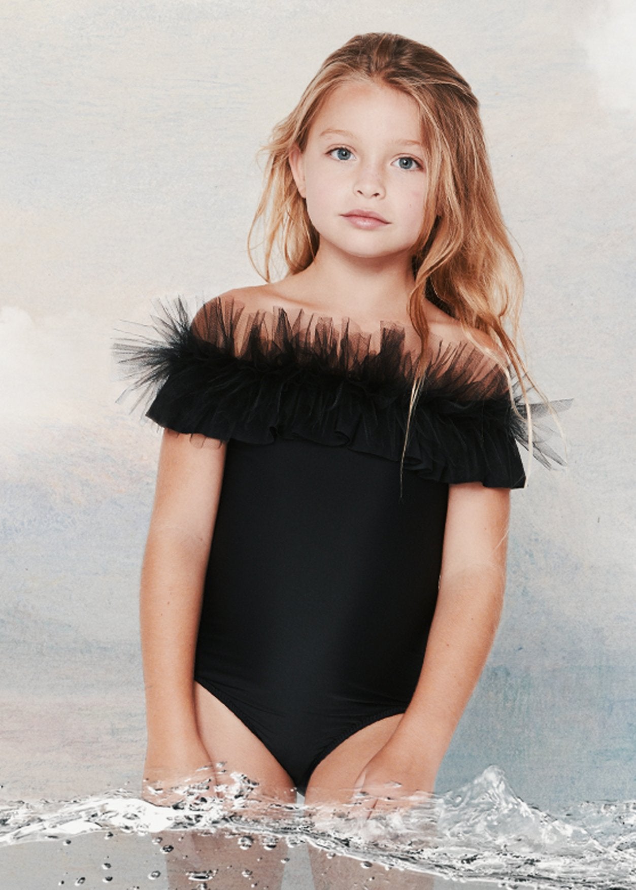 Black draped girls&