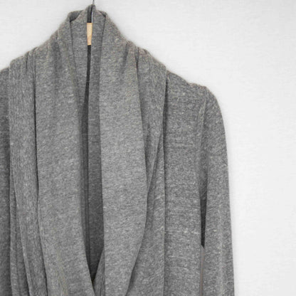 Yellow Hera Twist Front Long Sleeve Cardigan, stylish jacket with a twist front design, long sleeves, and cozy fit.