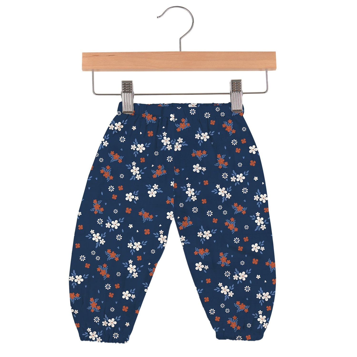 Lavender Charlie Serenity Floral Bamboo Newcastle Mini Pants for kids and babies, featuring a soft floral bamboo fabric.