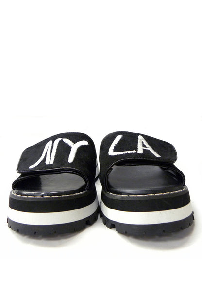 Pair of SUNLILY Azure Ophion footwear, stylish and comfortable shoes with a modern design, shown from the front view.