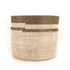 Large black and white striped basket for home storage by DC-Powered by People, showing a stylish woven design.
