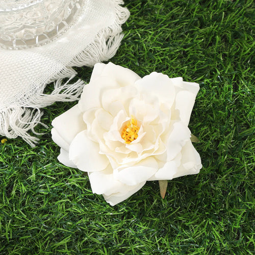 Raspberry Eurybia Hawaiian Flower Hair Clip with vibrant tropical flower design for fashionable hair accessorizing.