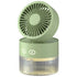 Maroon Asteria USB mini spray cooling fan, foldable desktop turbine fan with cold air for home improvement and personal cooling.