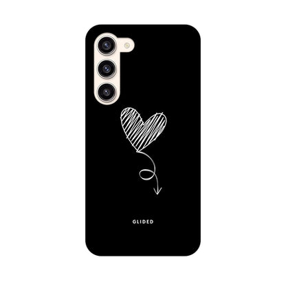 Dark Heart Samsung Galaxy S24 Plus case by Olive Lemon, durable protective cover with dark heart design for Galaxy S24 Plus.