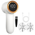 Maroon Asteria Hair Ball Trimmer for clothes, sweater shaver and spools removal, compact haircare and fabric lint remover machine