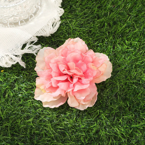 Raspberry Eurybia Away Hawaiian Flower Hair Clip with vibrant floral design for stylish hair accessories.