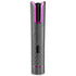 Maroon Asteria electric wireless automatic hair curler with USB charging, portable and gentle for easy styling.
