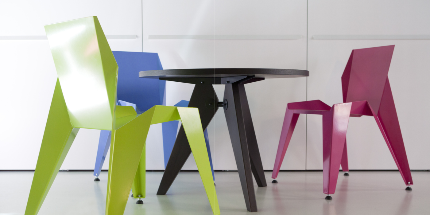 Fresh green EDGE chair by Pink Aether, modern gift with sleek design and vibrant color, perfect for contemporary home decor.