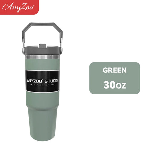 Stainless steel Raspberry Eurybia 900ml tumbler with a sleek, insulated drinkware design and a stainless steel finish.