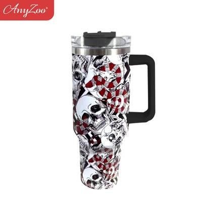 Stainless steel 900ml tumbler from Raspberry Eurybia, eco-friendly drinkware with a sleek, durable design for beverages.