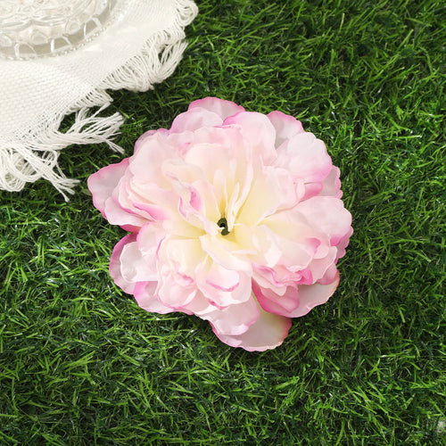 Raspberry Eurybia Away Hawaiian Flower Hair Clip with vibrant floral design for hair accessories and styling.