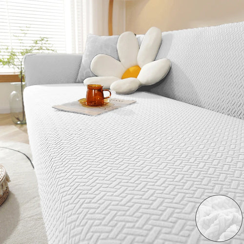 Stretch jacquard elastic sofa cover in polar fabric, designed for living room protection and style, by AliExpress.
