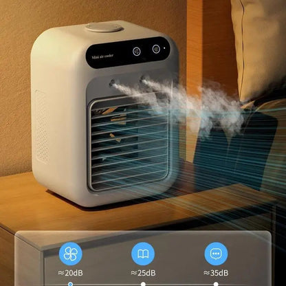 Maroon Asteria home air cooler fan with water cooling feature, portable air conditioner for effective home cooling.