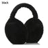 Maroon Asteria plush solid color winter earmuffs for women and men, cozy ear warmer hat for autumn and winter.