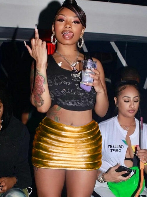 Shiny gold women&