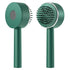 White Eucalyptus self-cleaning hair brush for women with scalp massage, designed to reduce hair loss and clean hair thoroughly.