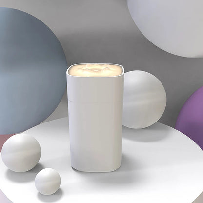 Maroon Asteria portable mini humidifier and aroma diffuser, small desktop mist sprayer, quiet and easy to use for home improvement.
