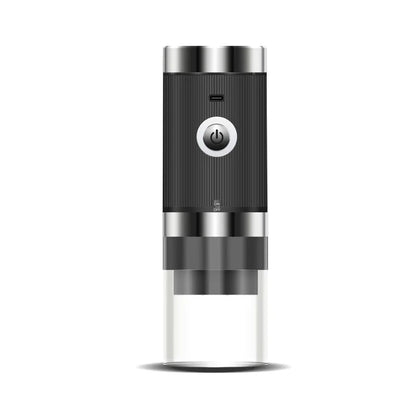 Maroon Asteria portable electric coffee grinder with USB charging, wireless design, and compact kitchen appliance for fresh ground coffee.