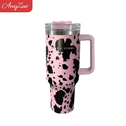 Stainless steel 900ml tumbler from Raspberry Eurybia, featuring a sleek drinkware design with a lid and durable finish.