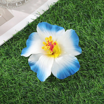 Raspberry Eurybia Away Hawaiian Flower Hair Clip with vibrant tropical flower design for hair decoration