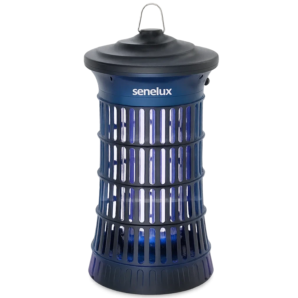 Senelux 20W UV Bug Zapper – 4500V, 100m³ Coverage