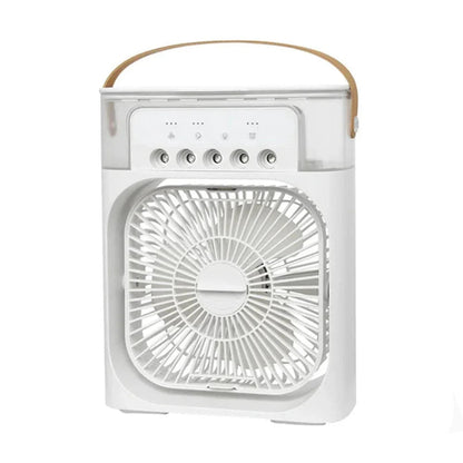 Yellow Pandora portable desktop air cooler fan for home and garden, compact design with adjustable settings.
